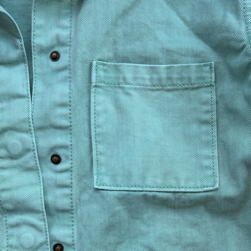 Universal Thread Mint Green Denim Jacket - image 3